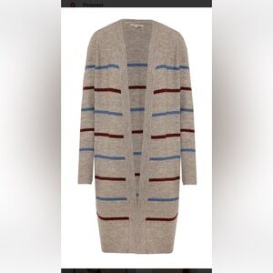 Skies are blue 2x Striped Open-Front Cardigan